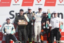 Podium of #46 Paul Manning - Mannpower Motorsport and #53 James Black - Graves Motorsport and #12 Alex Solley - Graves Motorsport and #64 Harry Hickton - Westbourne Motorsport and #64 Harry Hickton - Westbourne Motorsport and #196 Ronnie Smith - Chandler Motorsport